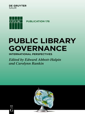 cover image of Public Library Governance